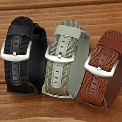 18/20/22/24mm Leather Metal Buckle Watchband Universal Trendy Elegant Adjustable Wrist Strap Belt Bracelet