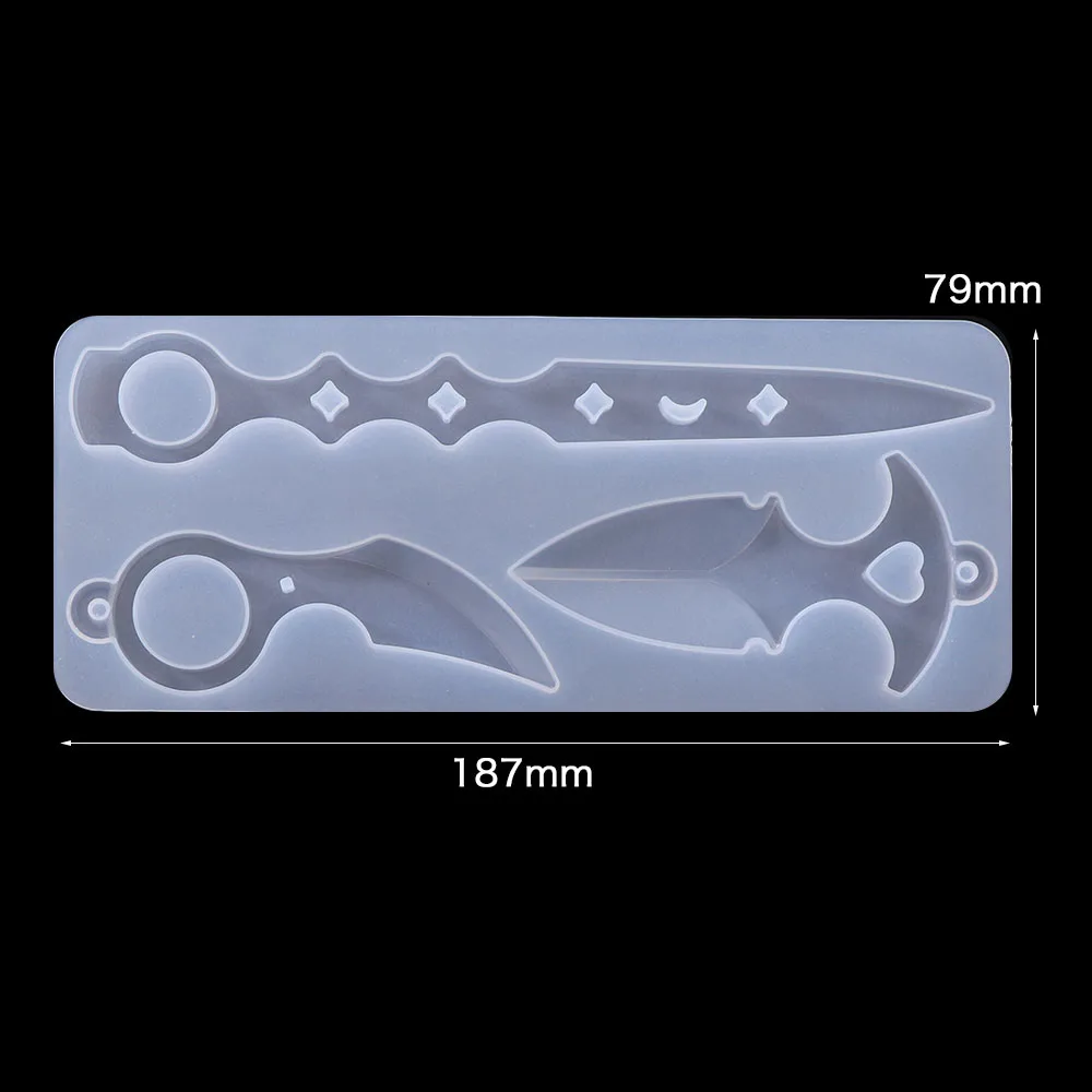 DIY Epoxy Silicone Resin Keychain Mold