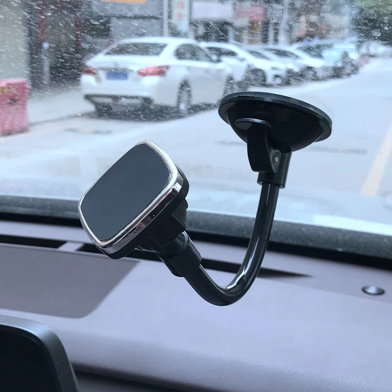 حامل مغناطيسي للهاتف المحمول في سيارة الملاحة لتحديد المواقع قوس دعم مغناطيسي للسيارة حامل هاتف حامل حامل هاتف عالمي