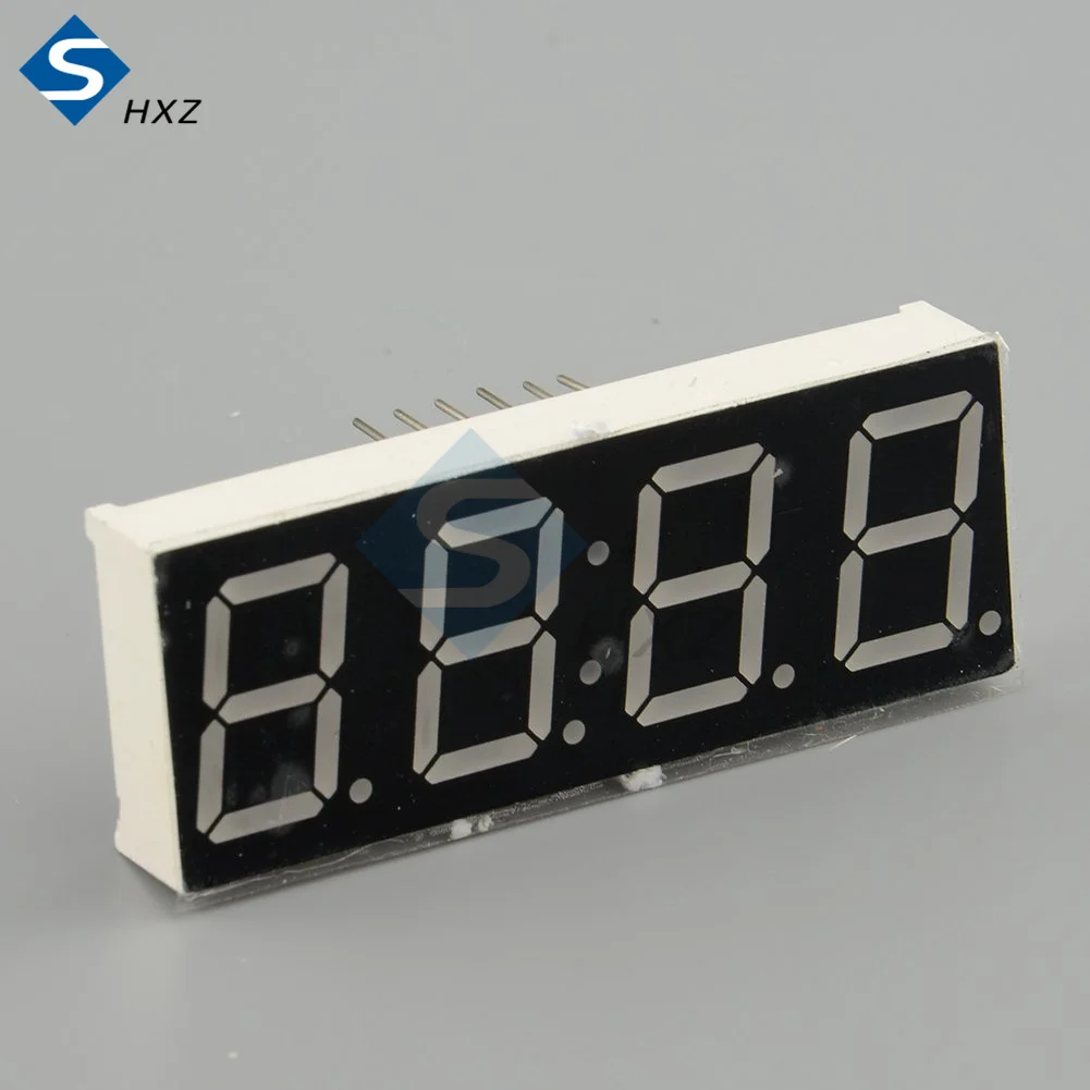 Reloj electrónico con pantalla Digital LED AT89C2051, reloj electrónico de 4 Bits, Suite de producción electrónica, Kit de bricolaje, 0,56 ", rojo, dos configuraciones de alarma, 3V-6V de CC