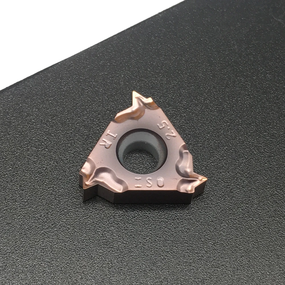 10PCS 16IR M 2.5 ISO FT1125 สแตนเลสและเหล็กชิ้นส่วนเครื่องกลึงสากลเครื่องมือ Toolholders เกลียวแทรก CNC