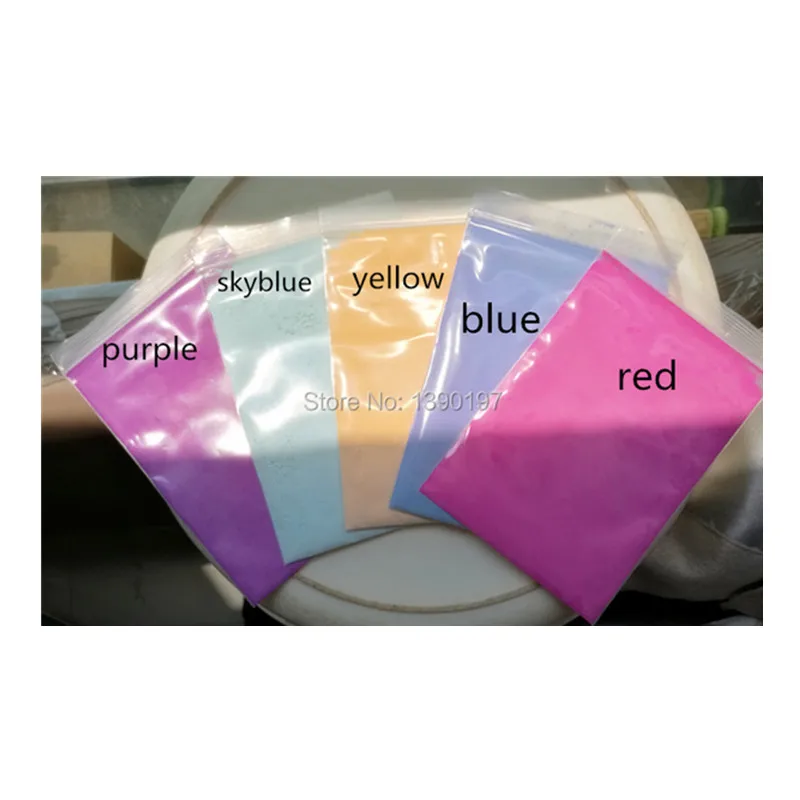 (25grams/lot) purple Photochromic Pigments, purple Photochromic powder, color changed when exposed to sunlight /UV light.