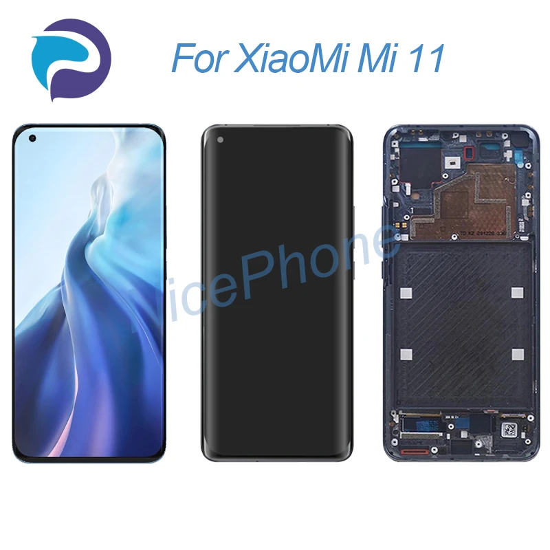 

AMOLED for XiaoMi Mi 11 LCD Screen + Touch Digitizer Display 3200*1440 M2011K2C, M2011K2G Mi 11 LCD Screen display