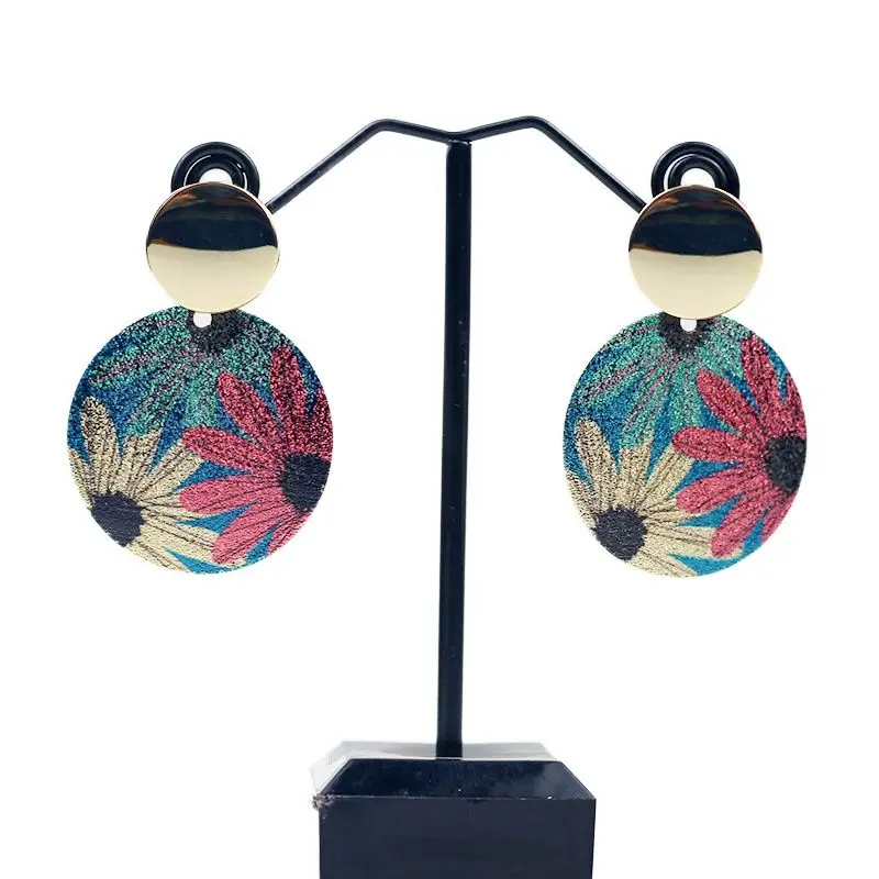 

MADALENA SARARA Fashion Round Dot Personality Women Dangle Earrings