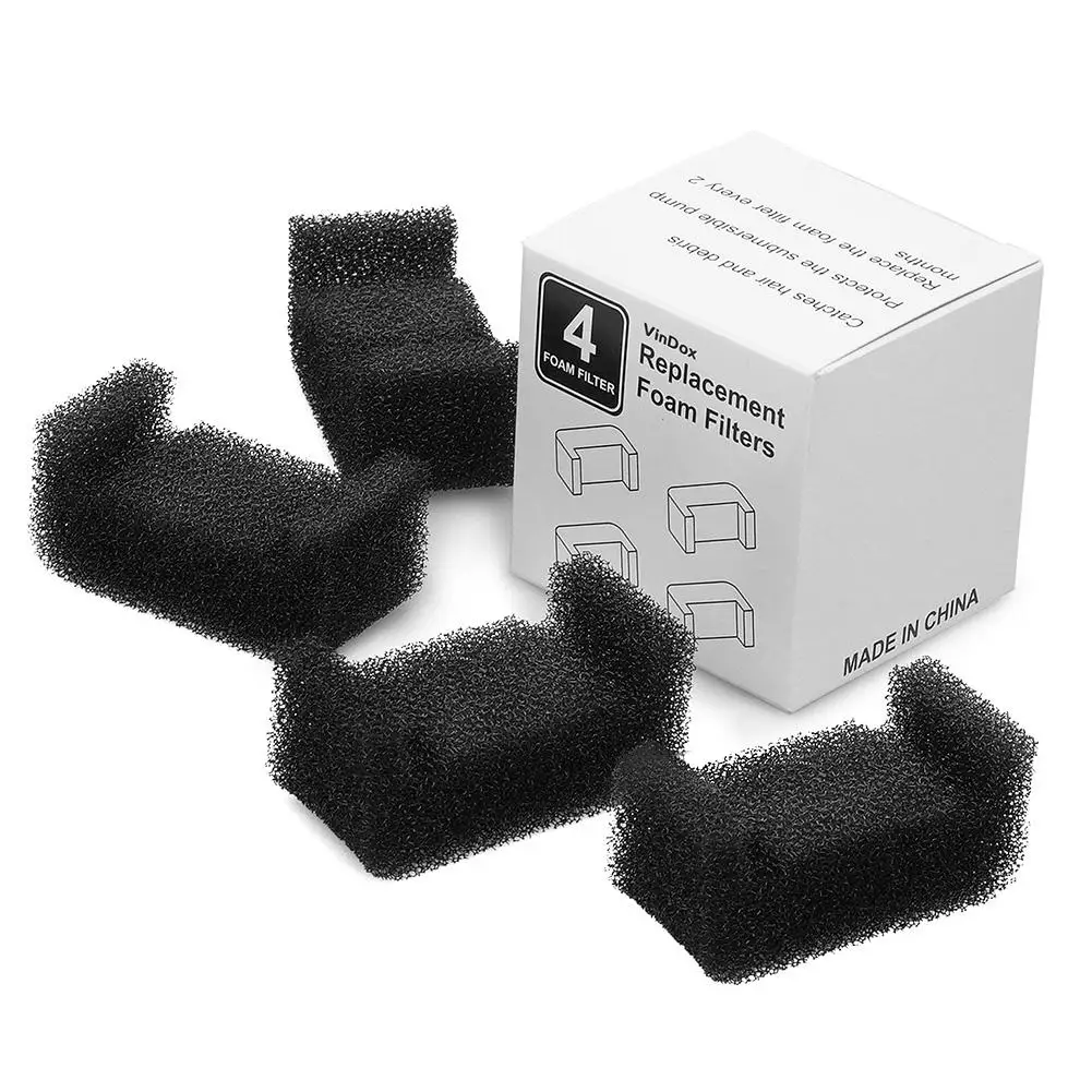 

4PCS Cat Water Fountain Filter Carbon Replacement Filters for Pet Water Dispenser
