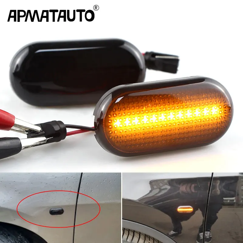 2pcs For Nissan 350Z Z33 Frontier D40 Cube Z11 Latio C11 Xterra Versa March Pathfinder R51 LED Side Marker Turn Signal Light