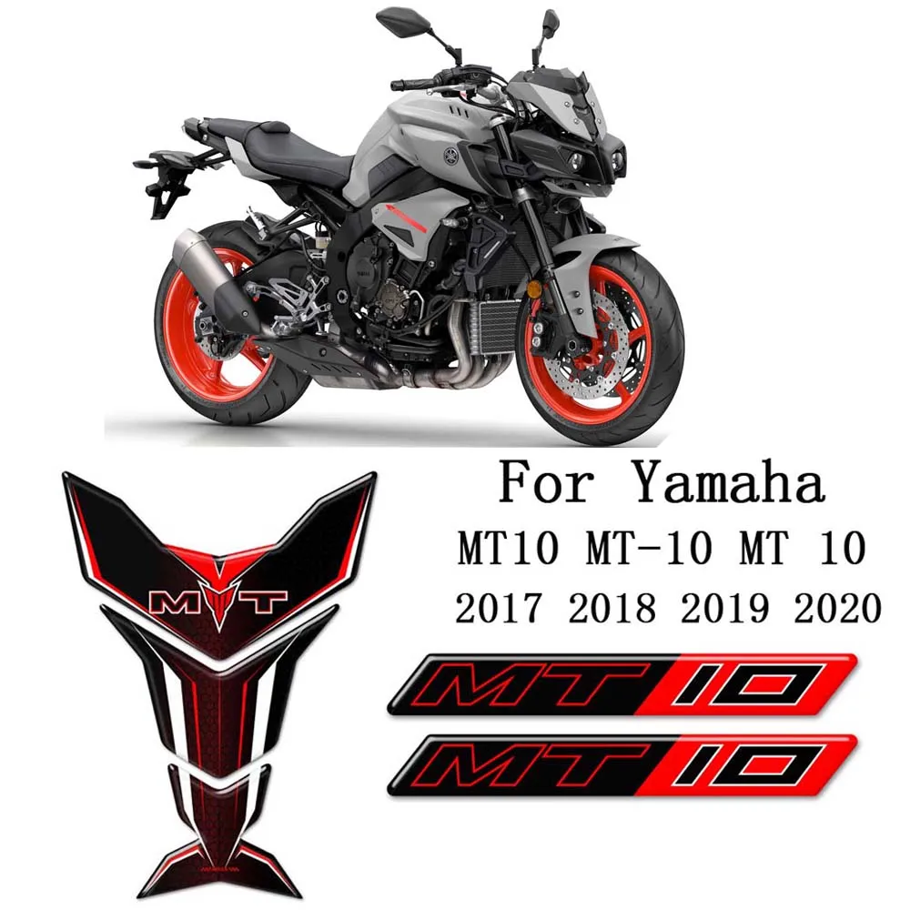 3D Stickers Tank Pad Protector MT10 MT-10 MT 10 For Yamaha Fairing Motorcycle Knee Accessories Decal 2016 2017 2018 2019 2020