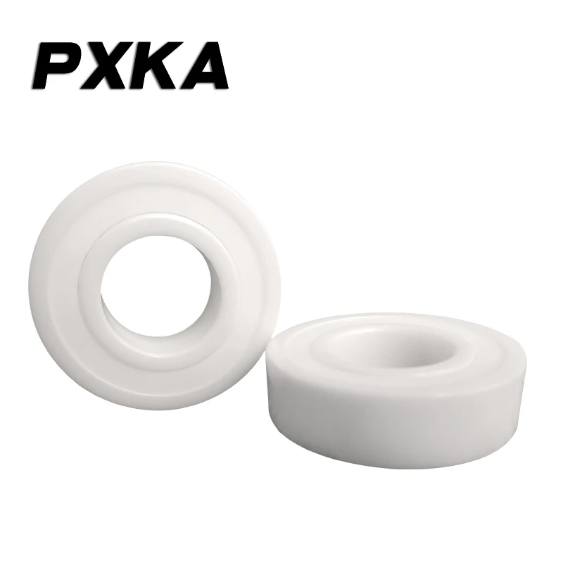 Free shipping zirconia ceramic bearing 6200 6201 6202 6203 6204 6205 6206 2RS double-sided seal