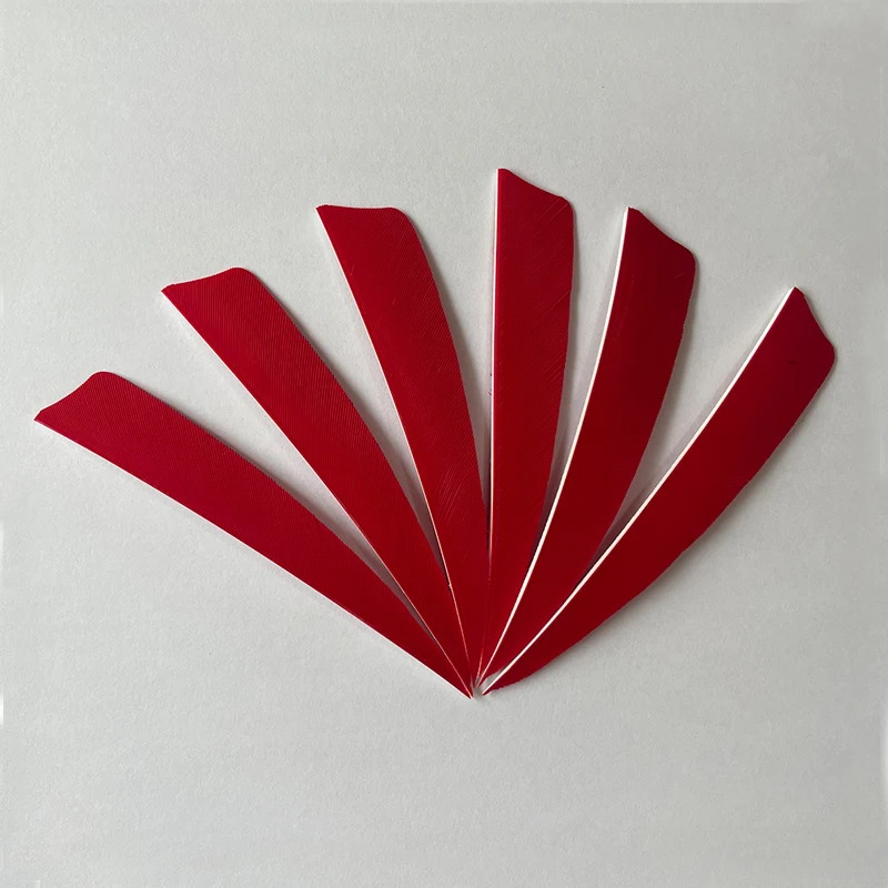 50 Pcs 4 Zoll Carbon Pfeil Federn Befiederung RW Schild Cut Türkei Federn Fletches Bogenschießen Bogen Jagd Zubehör