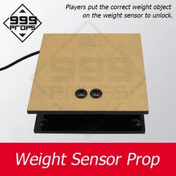 Scale Escape Game Weight Sensor Prop put the correct weight object on the sensor to open mag lock Room Escape Game mechanism