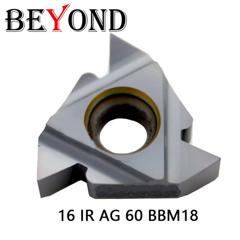 BEYOND 16IR AG60 16 IR AG55 BBM18 Carbide Inserts CNC for Thread Lathe Turning Tool Holder SNR SEL Processing Steel & Stainless