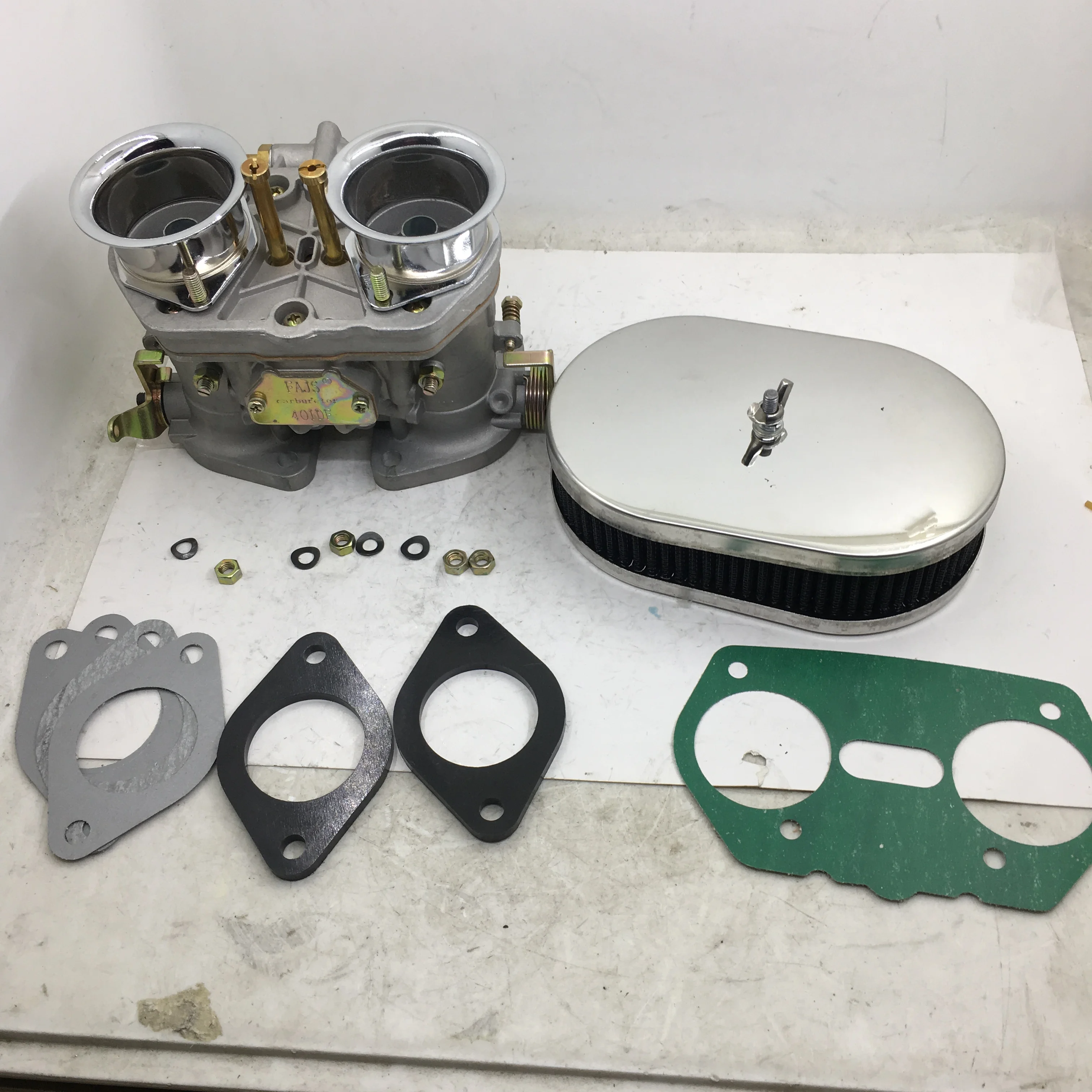 

SherryBerg 48mm 48 IDF 48IDF carb carburetor+55mm air horns+85mm tall air filter Insulate kit for Weber Solex dellorto EMPI