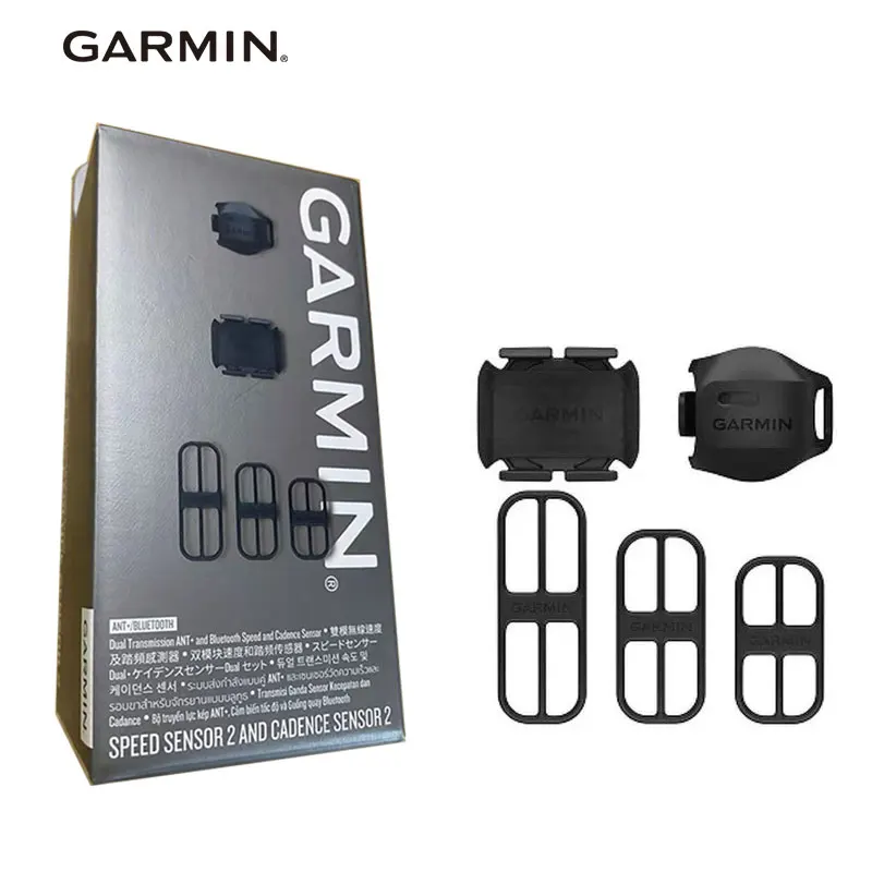 Original Garmin Speed Sensor 2 and Cadence Sensor 2 Bundle, Bike Sensors to Monitor Speed and Pedaling Cadence For ANT Gps Edge 637360 temp monitor control overheat sensors kit compatible for 2118 1210 models prevent fires protect rvs drop shipping