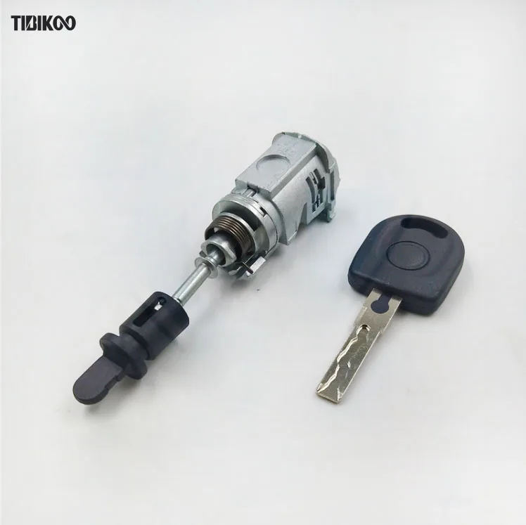 Car Lock Cylinder for Audi A4L Left Door A6 Q5 C7 B8 Central Control Driving Door with key