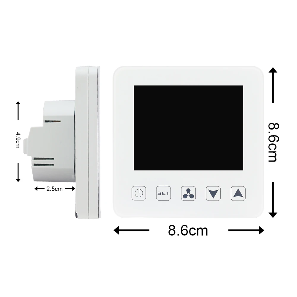 AC 230V 5A WIFI Telecomando Termostato per Aria Condizionata Centralizzata e Fan Coil Intelligente Regolatore di Temperatura Regolatore