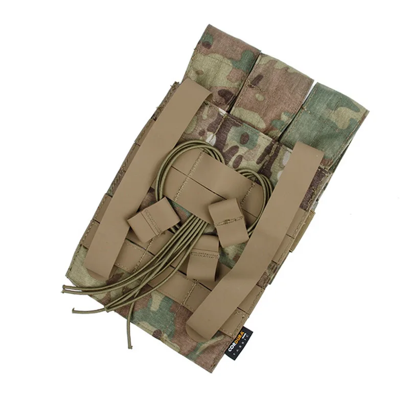 TMC Tactical Triple Magazine Pouch Kriss Vector MOLLE Mag Carrier SMG Mag Camo Molle Free Shipping