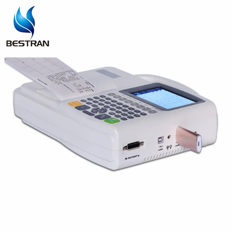 BT-ECG30 Three Channel Interpretive Electro hospital veterinary medical portable cheap ecg 3 channel machine