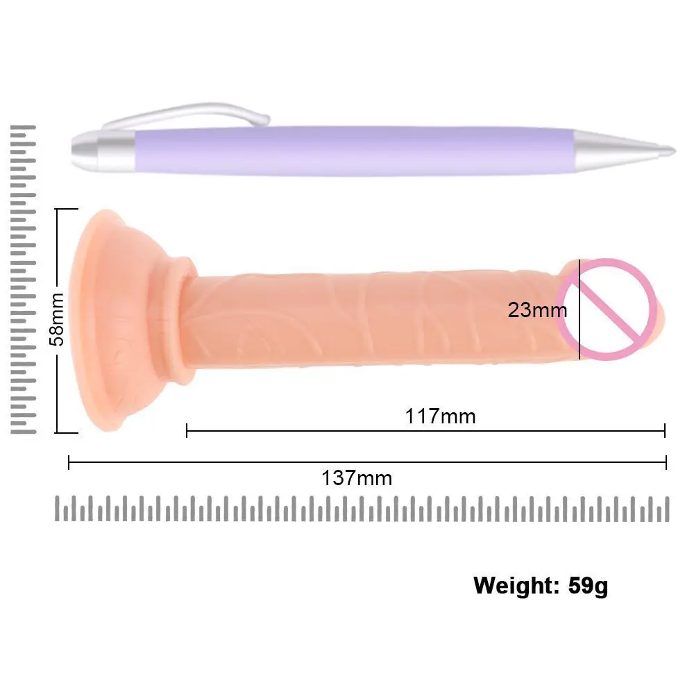 Porno Mini Jelly Dildo For Woman Small Penis Sex Toy Sucker Penis Crystal Transparent Quality TPE Sex Toys Female Sex Shop