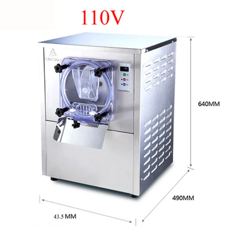 

HBLD Electric Auto Ice Cream Maker Slush Machine Shaker Blender Mixer with 10000 R/min Levels for Yogurt Milk Commerci