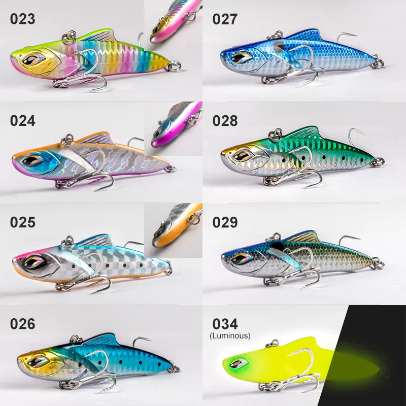 Noeby Señuelos con Hoja Vibratoria y Crankbait Sin Labios - imagen 4
