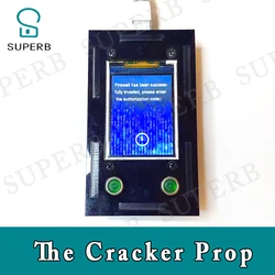 Escape game cracker prop smart screen to unlock find find a cable and connect the cracker to unlock real life escape room prop