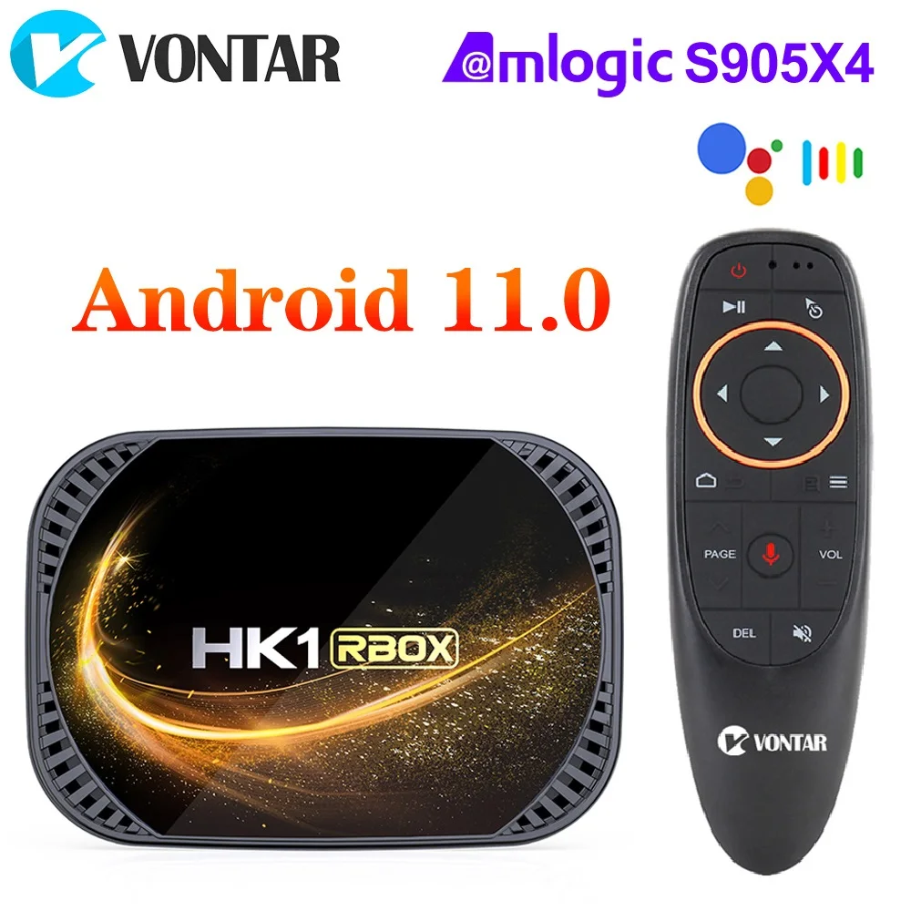 HK1 X4S Smart TV BOX Amlogic S905X4 Android 11.0 Dual Wifi  Support 4K Google Voice Assistant Youtube Media Player 2GB 4GB 32GB