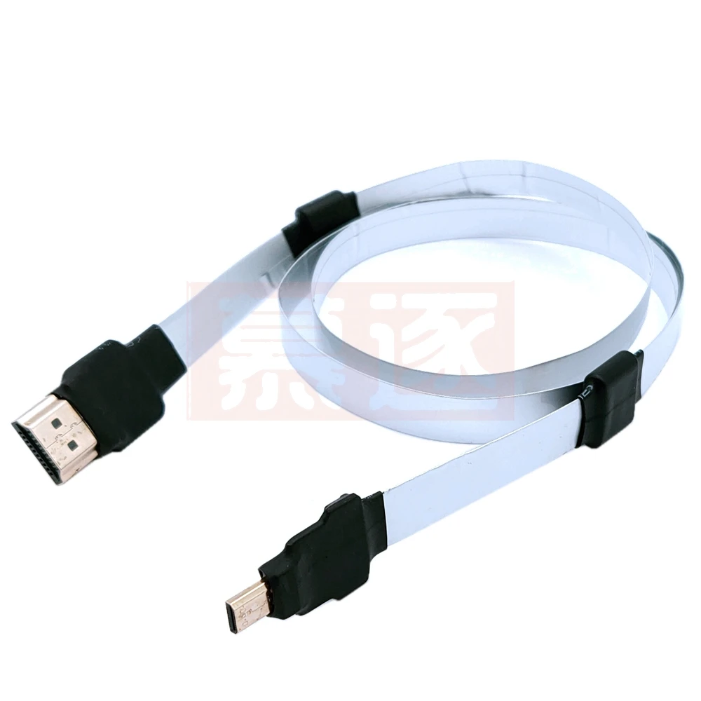 FPV HD Typ A Stecker UP Down Abgewinkelt 90 Grad Zu HDMI-kompatiblen HDTV FPC Flach Kabel Für Kamera TV Multicopter Luftaufnahme