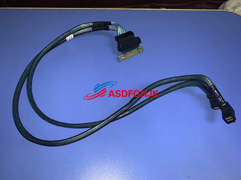 

Original F037K 0F037K Perc Dual Mini SAS HD Cabel For Dell Poweredge R730 12GB/S SFF-8643 BP SAS B 22 Inch / BP SAS A 25 Test OK