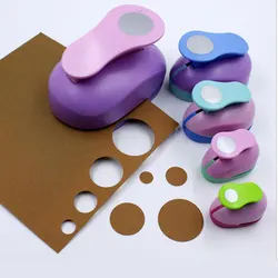 Jolie çon circulaire pour bricolage, coupe-papier, poinçons de scrapbooking, gaufrage, artisanat, 9- 38mm, 4 pièces par lot