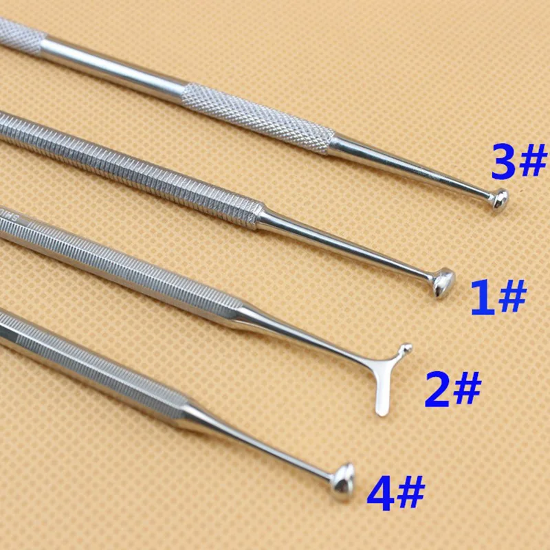 Dental Tools Filler Filling Grinding Dentist Silver Filling Instrument Stainless Steel Double Ended Resin Trimmer
