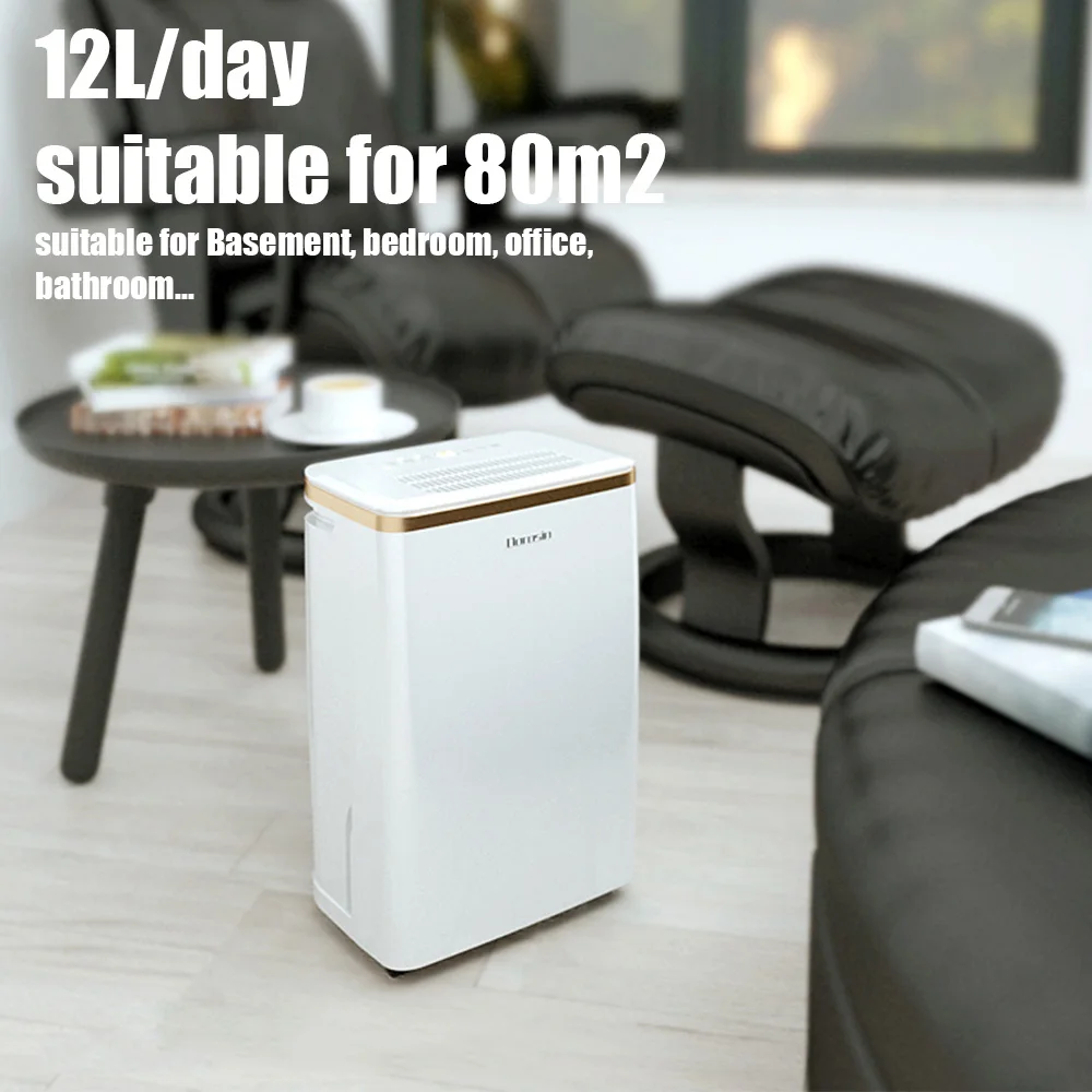 

DOROSIN Dehumidifier Household Air Dryer 12L/day Commercial Full Automatic Electric Drying Machine Energy Saving For 10-80㎡