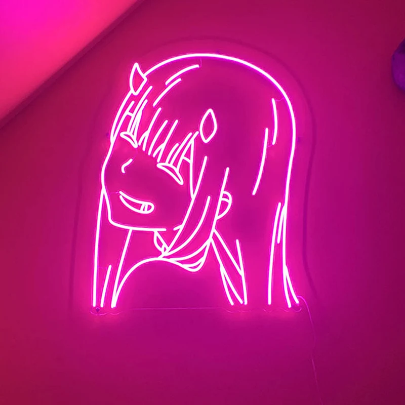 

Anime Girl Visual Neon Sign Light Wall Lights Neon Sign Wall Decorations for Beer Bar Club Bedroom Windows Party Gifts