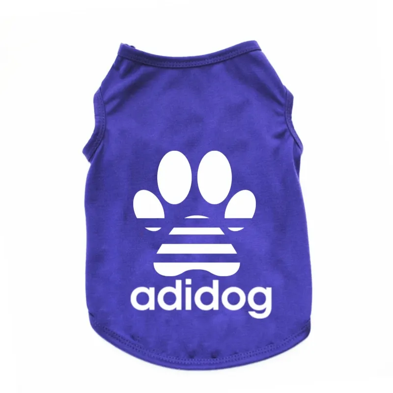 Pet Clothes Dog Vest Dog T-shirt Dog Shirt 100% Cotton Summer Thin Style Breathable French Bulldog Corgi Teddy Dog Clothes