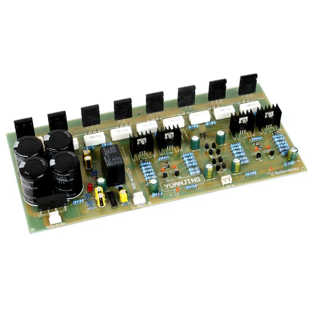 High Power Amplifier Board 400W+400W New Toshiba 2SC5200 2SA1943 AMP