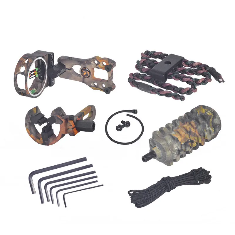 TP1000 Archery Upgrade Combo Bow Sight Kits Arrow Rest Stabilizer for hunting Recurve/Compound Bow Accessories Topoint