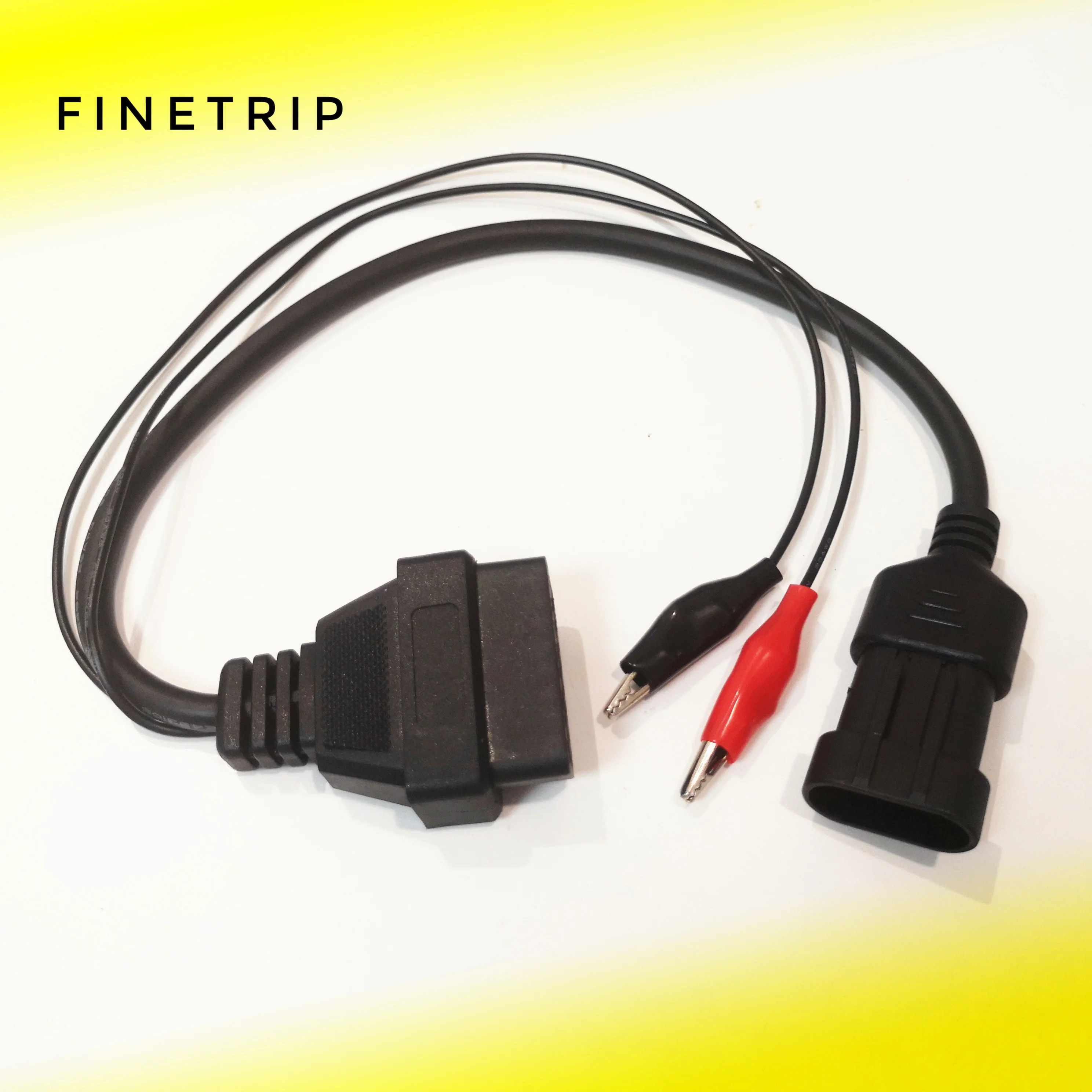 For FIAT for Lancia for Alfa Romeo 3 Pin 3Pin Male to OBD OBD2 OBDII DLC 16 Pin 16Pin Female Car Diagnostic Tool