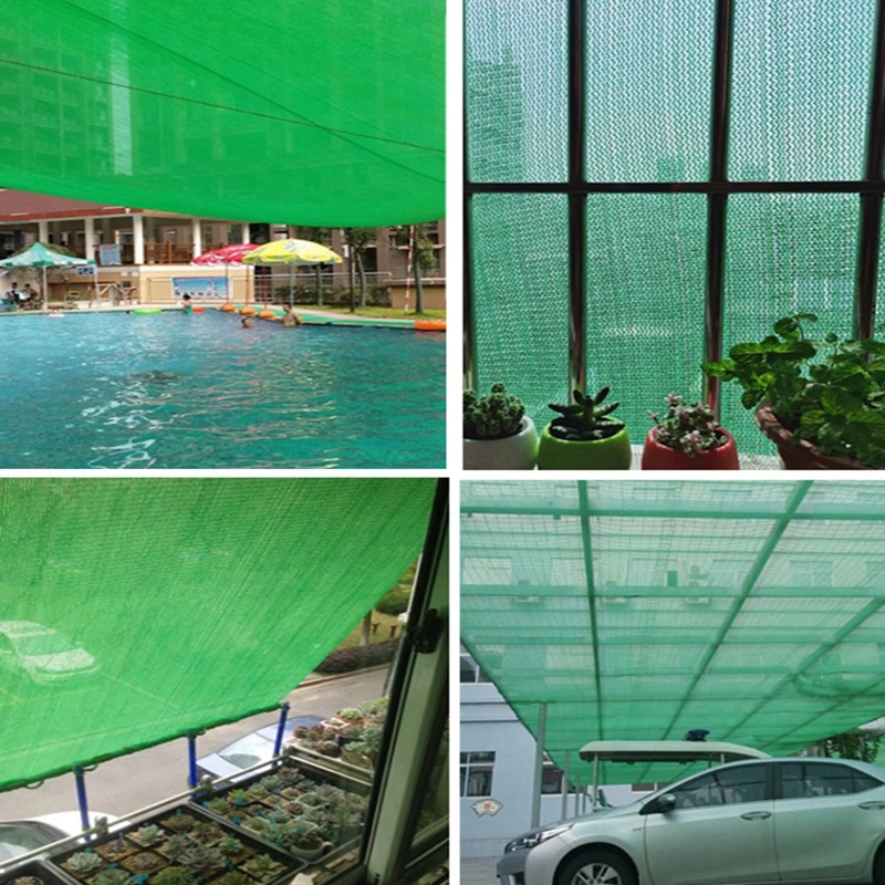 

80% Green Sunshade Net Garden Patio Pool Window Awning Rooftop Awning Door Canopy Awning Camping Picnic Tent Fence Shading Net