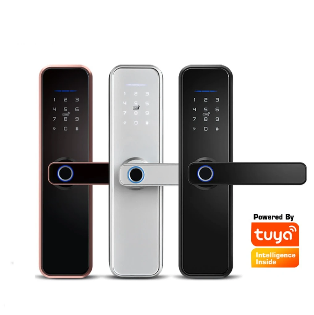 X5 TUYA fingerprint password swipe card multi-function intelligent integrated lock hotel, apartment, office