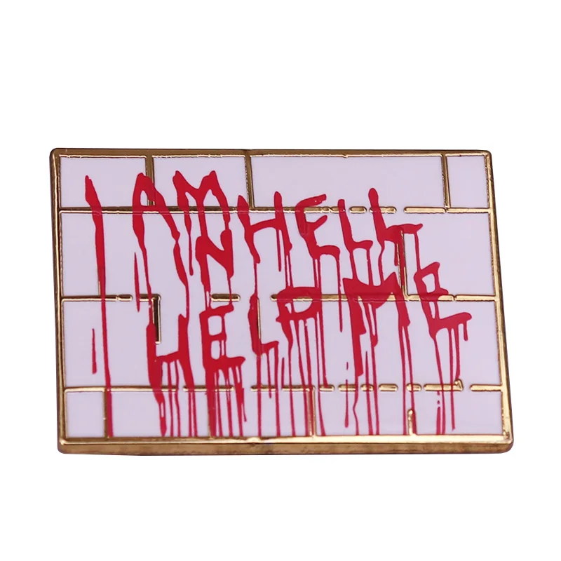 I am in hell help me enamel pin A tribute to the iconic scene from Hellraiser！