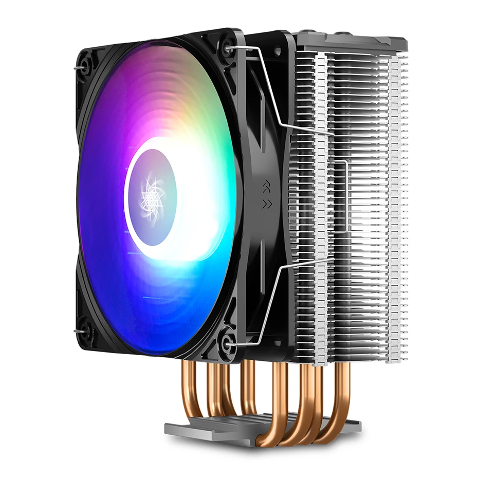 

DEEPCOOL GAMMAXX GT A-RGB 4 тепловые трубки радиатор для процессора 120 мм Модифицируемый RGB вентилятор для охлаждения процессора LGA/2011/1155/AM3/AM4