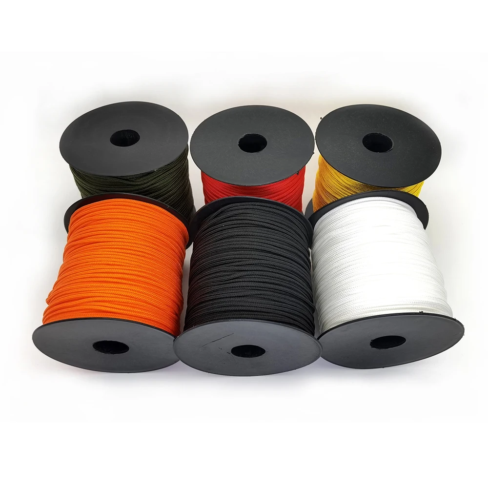 100M One Stand Cores Paracord Rope 2mm Outdoor Polyester Parachute Cord Camping Survival Umbrella Tent Bundlee,