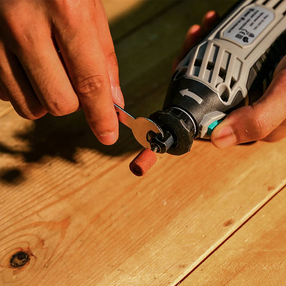 DEKO DKRT200J01 220V A Velocità Variabile Trapano Elettrico Mini Smerigliatrice Rotary Tool per Molatura, il Taglio, Legno Intagliare, incisione