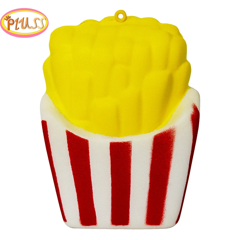 New 12CM PU Squishy French Fries Cream Scented Squeeze Toys Slow Rising Cute Stress Relief Drop Shipping