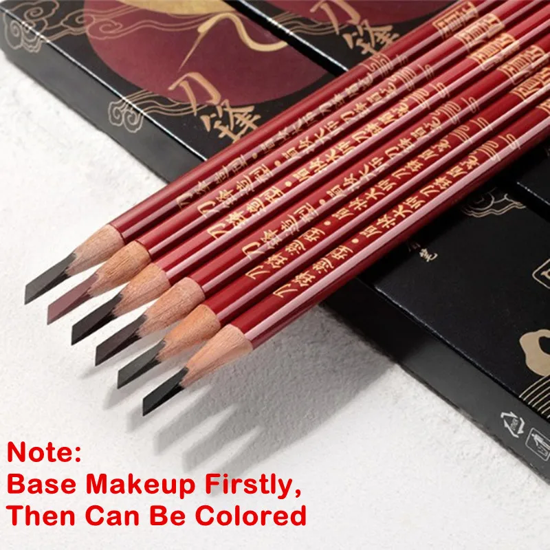 Waterproof Eyebrow Pencil Pull Cord Peel-off Brow Pencil for Marking, Outlining, Brows Tint MakeupMicroblading Eyebrow Definer