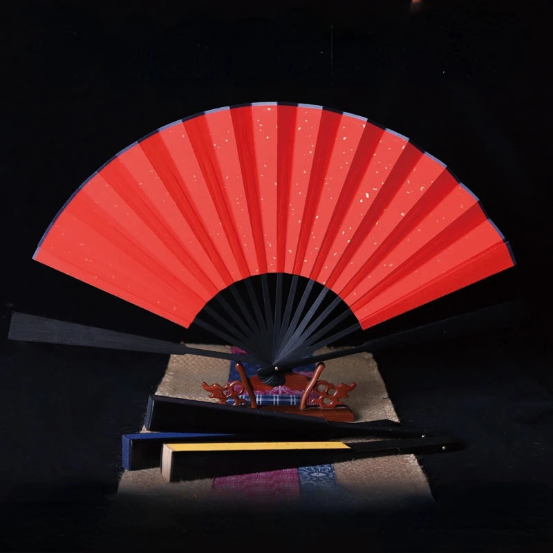 Rice Paper Blank Ventilateur Folding Fan Craft Fan Bamboo Ventilatore Chinese Ancient Style Calligraphy Ventilador Portable