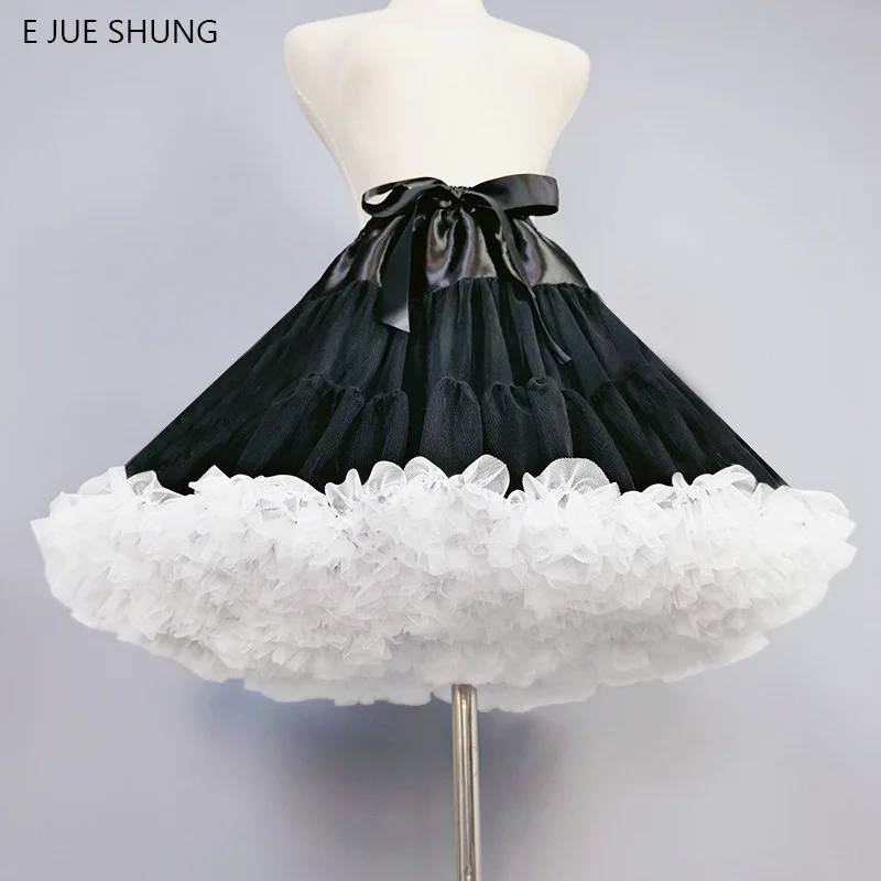 คริสต์มาส Lolita คอสเพลย์ Petticoat ชุดไปงานเต้นรำกระโปรงสั้นชุด Ballet กระโปรงบัลเล่ต์ Rockabilly Crinoline