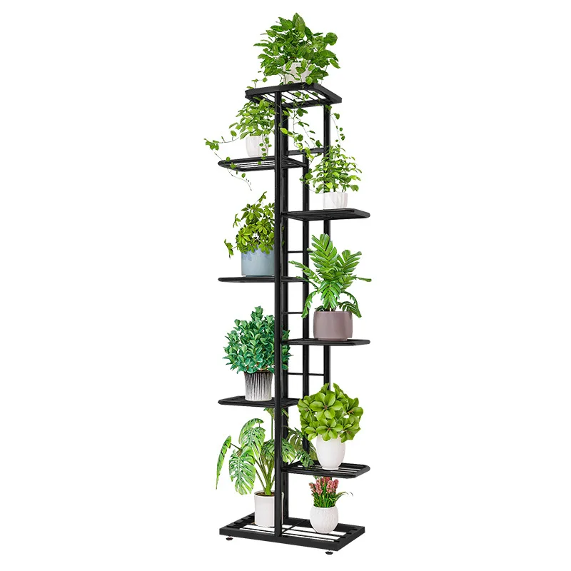 Indoor Balcony Flower Pot Storage Rack Outdoor Plant Display Shelf  Living Room Simple Flower Pot Rack Decoration Plant Rack