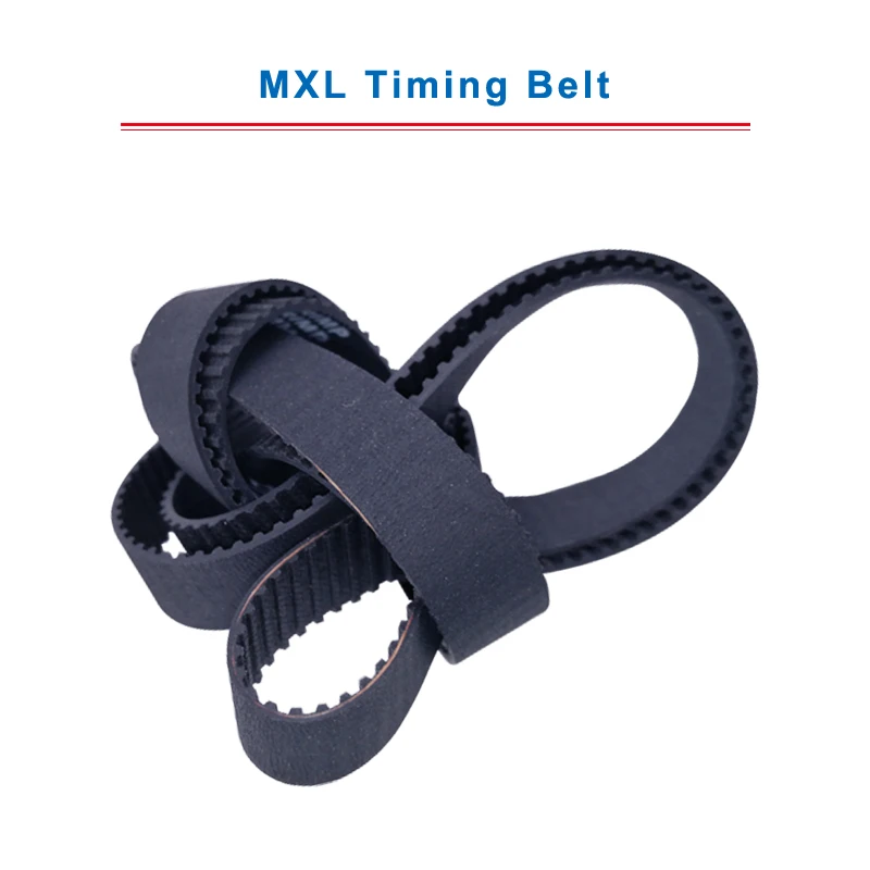 1 pc MXL Timing Belt model-910/1000/1041.6/1095.2/1141/1148.8/1170/1213/1216/1635MXL Belt Width 6/10 mm For MXL Timing Pulley