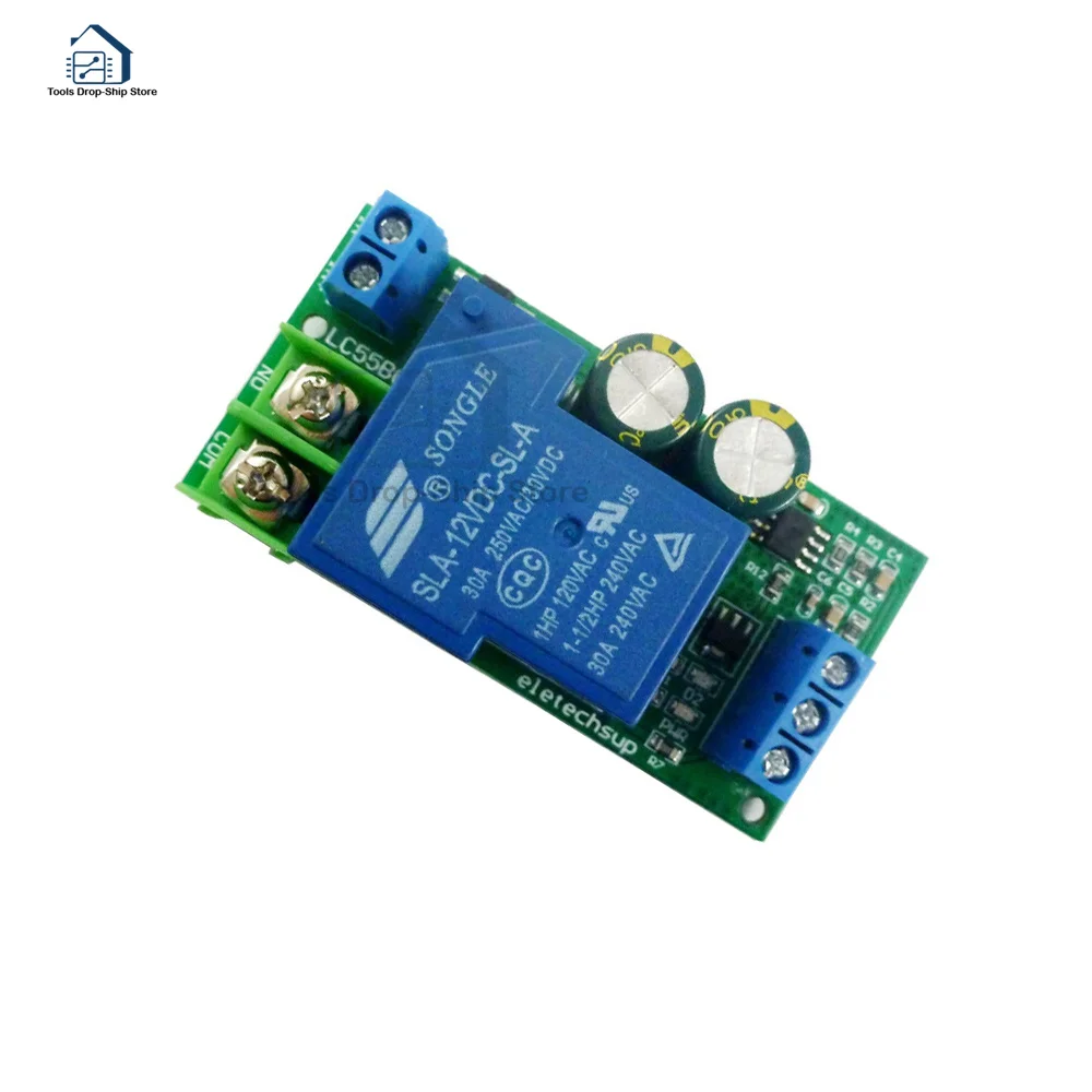 Imagem -04 - Potência Água Controlador de Nível Automático Líquido Sensor Interruptor Válvula Solenóide Motor Bomba Controle Relé Board 12v 30a Alta