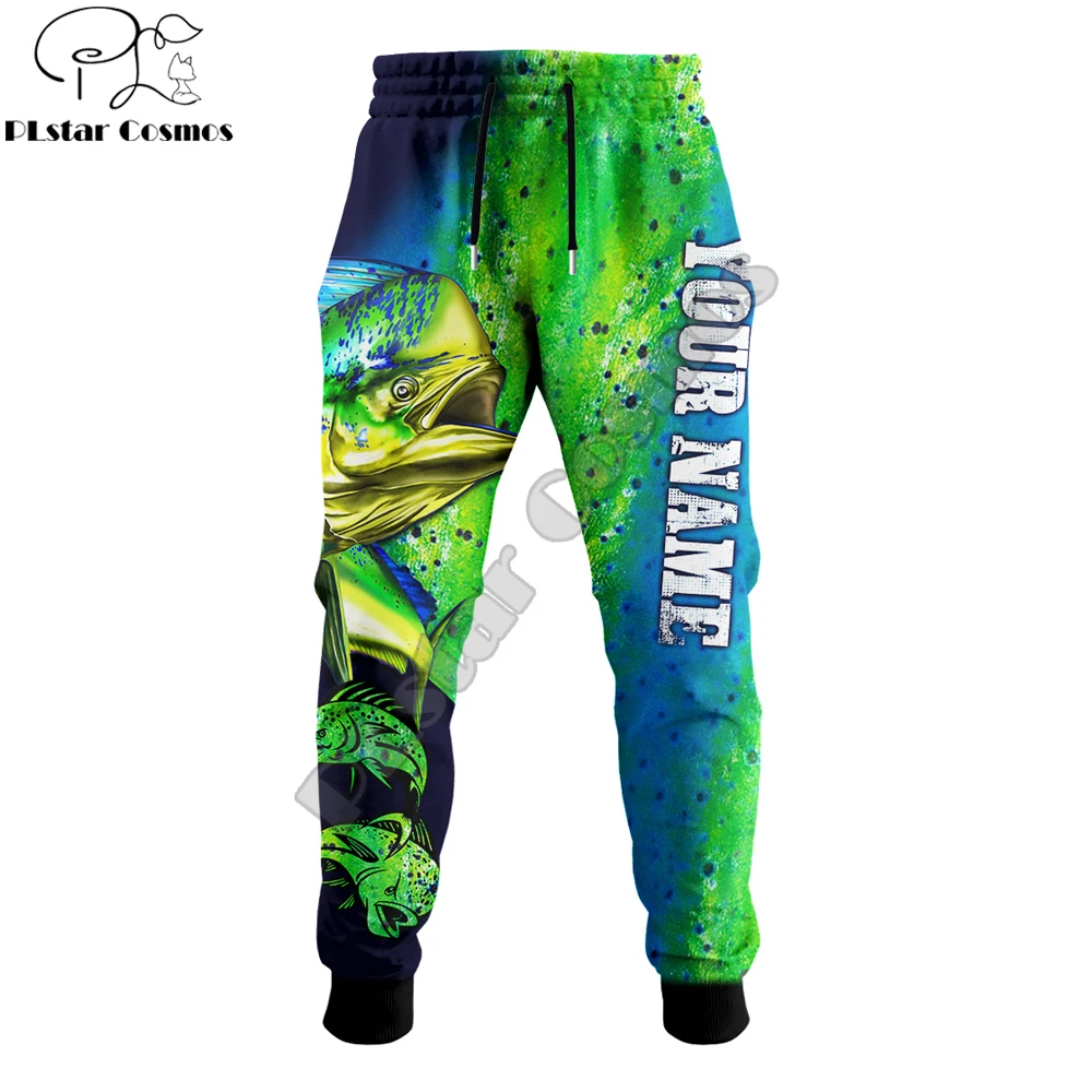 

Beautiful Pike/Bass/Carp/Trout Fishing Custom 3D Printing Men Pants Autumn Fashion Trousers Autumn Casual Joggers Pants CK-05